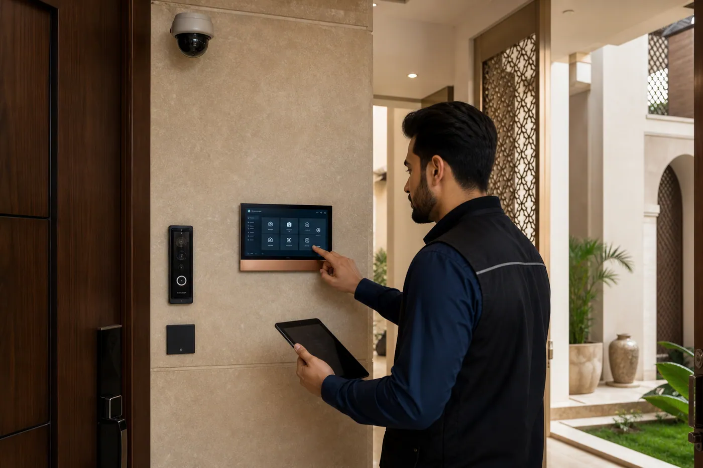 CCTV, Security & Smart Home concept visual
