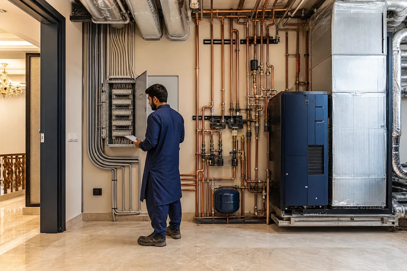 Electrical & Plumbing concept visual